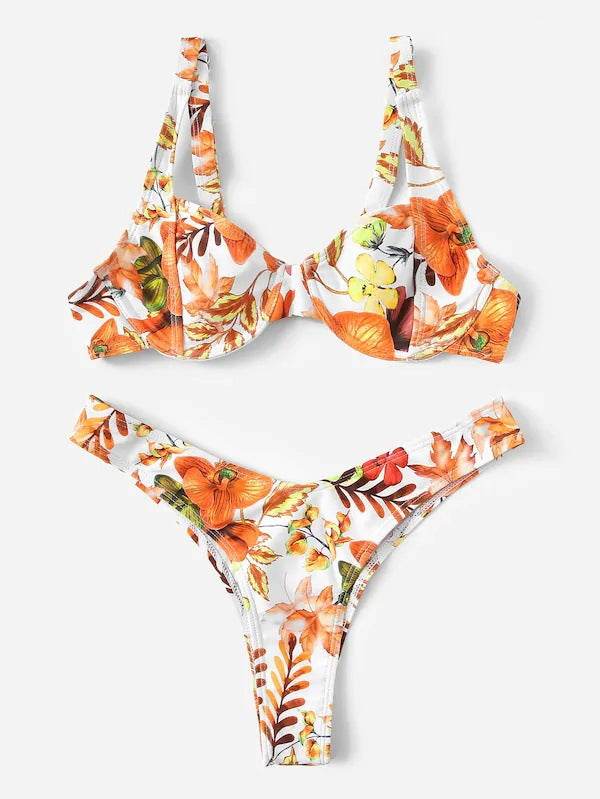 Bikini Swimwear Women Push Up Swimsuit - Mubimart