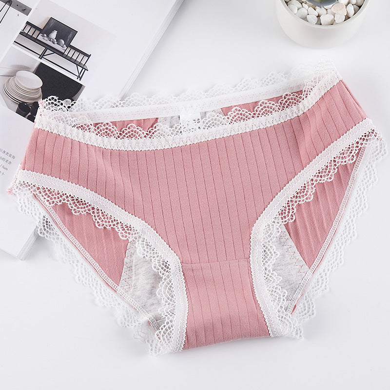 Japanese Physiological Underpants, Cotton Lace Leak-proof Safety And Sanitary Pants - Mubimart -  