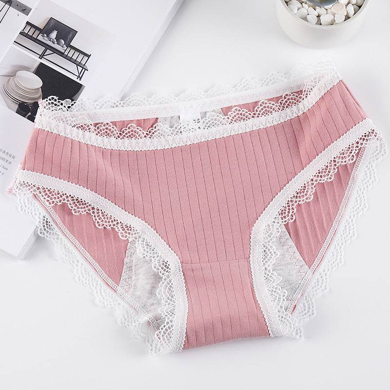 Japanese Physiological Underpants, Cotton Lace Leak-proof Safety And Sanitary Pants - Mubimart