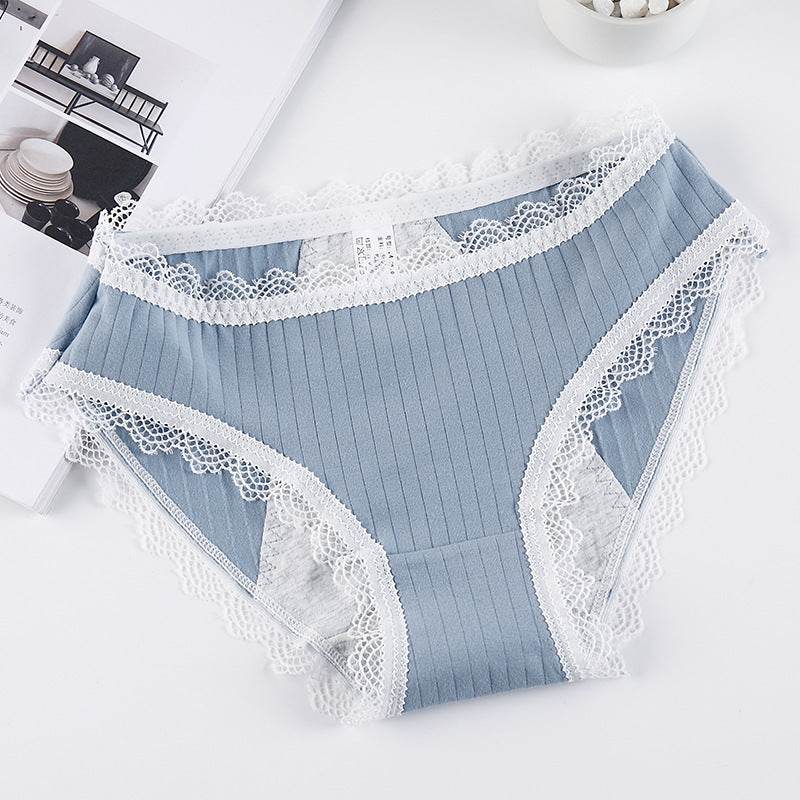 Japanese Physiological Underpants, Cotton Lace Leak-proof Safety And Sanitary Pants - Mubimart