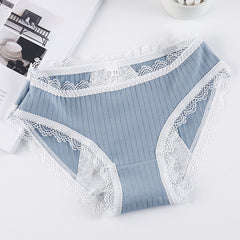 Japanese Physiological Underpants, Cotton Lace Leak-proof Safety And Sanitary Pants - Mubimart -  