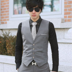 Men's Work Clothes Suit Vest