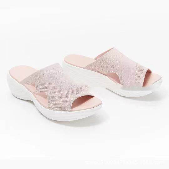 Plus Size Women's Shoes Summer Comfort Casual Sport Sandals Women Beach Wedge Sandals - Mubimart