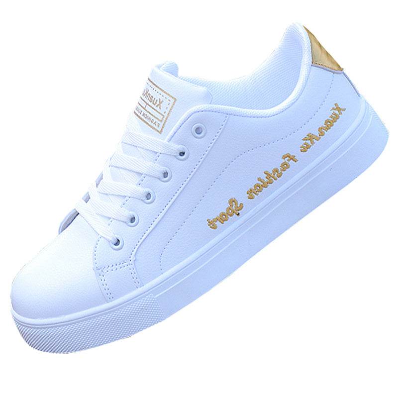 White Trendy Sports Casual Shoes Men - Mubimart
