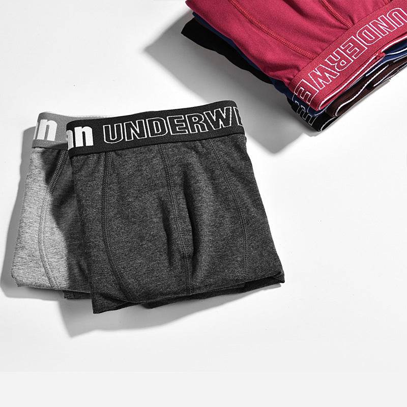 Men's Boxer Briefs With Loose Cotton Boxer Bottoms - Mubimart