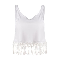 Camisole Camisole Multicolor Fringed Bottoming Shirt - Mubimart -  