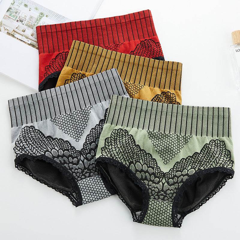 Graphene Crotch Slight Pressure Comfortable Women's High Waist Panties - Mubimart