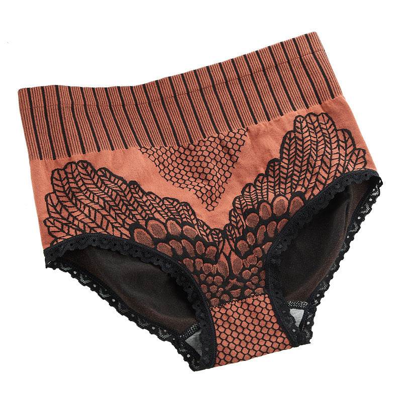 Graphene Crotch Slight Pressure Comfortable Women's High Waist Panties - Mubimart