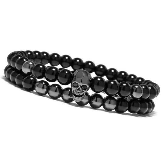 Metal Smile Skull Bracelets - Mubimart