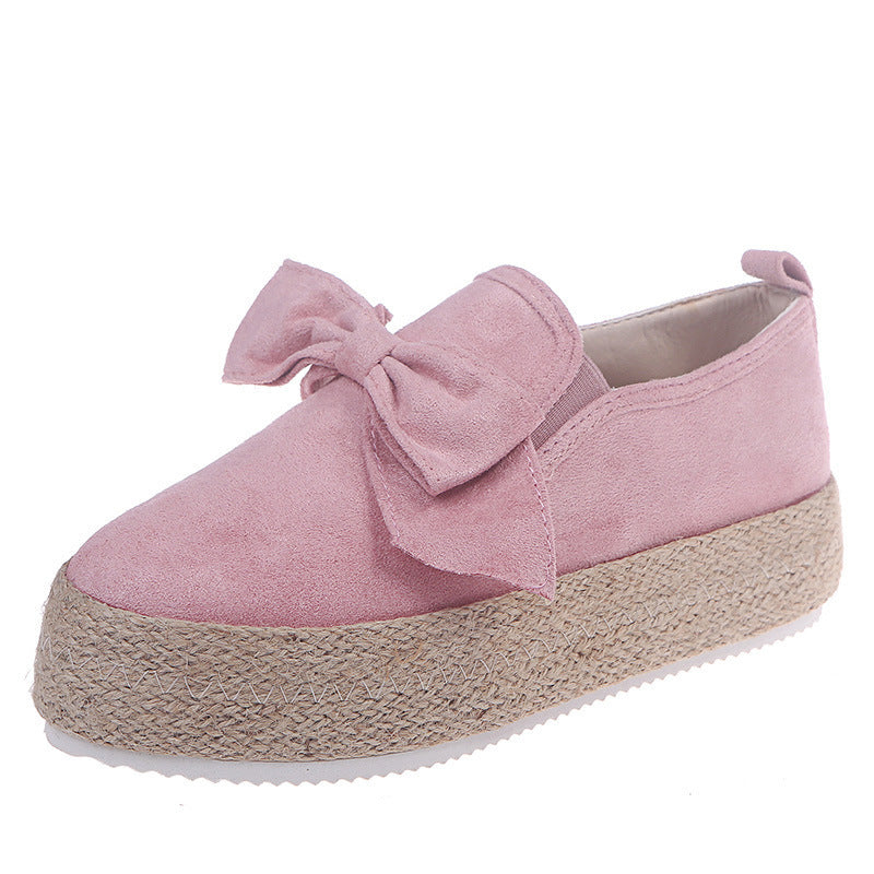 Dames Flats Schoenen Espadrilles Flatforms Strik Suède Hennep Touw