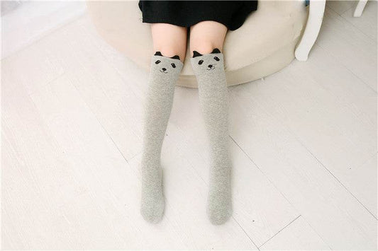 Girls cartoon over the knee socks - Mubimart