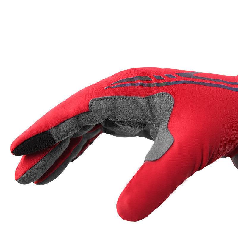 Summer Long Finger Gloves Breathable Cycling Gloves - Mubimart