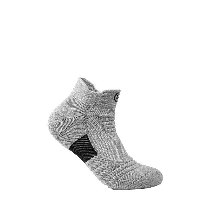 Elite Socks Men's Socks Sports Socks Low Cut Short Tube Basketball Socks Thick Towel Bottom Boat Socks Sweat-absorbent Running Tube - Mubimart -  