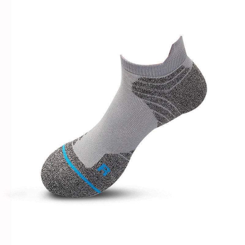 Elite Socks Men's Socks Sports Socks Low Cut Short Tube Basketball Socks Thick Towel Bottom Boat Socks Sweat-absorbent Running Tube - Mubimart
