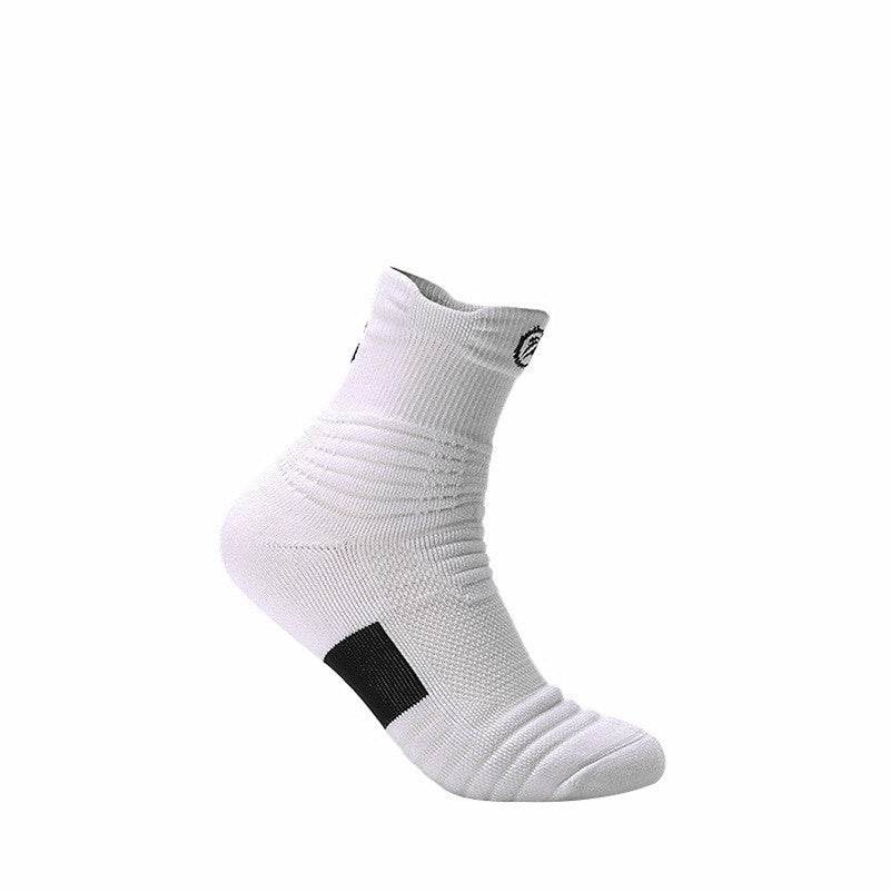 Elite Socks Men's Socks Sports Socks Low Cut Short Tube Basketball Socks Thick Towel Bottom Boat Socks Sweat-absorbent Running Tube - Mubimart