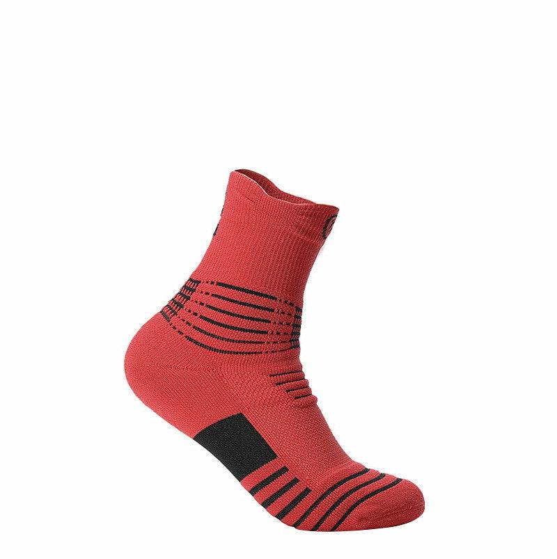 Elite Socks Men's Socks Sports Socks Low Cut Short Tube Basketball Socks Thick Towel Bottom Boat Socks Sweat-absorbent Running Tube - Mubimart
