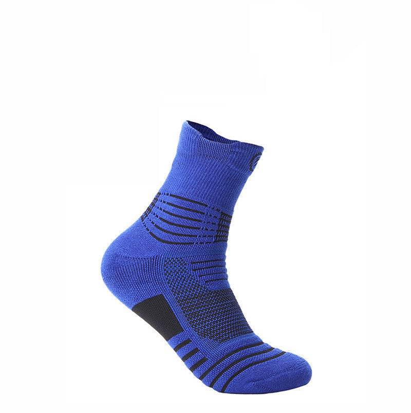 Elite Socks Men's Socks Sports Socks Low Cut Short Tube Basketball Socks Thick Towel Bottom Boat Socks Sweat-absorbent Running Tube - Mubimart