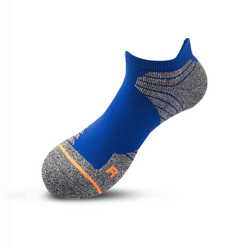 Elite Socks Men's Socks Sports Socks Low Cut Short Tube Basketball Socks Thick Towel Bottom Boat Socks Sweat-absorbent Running Tube - Mubimart
