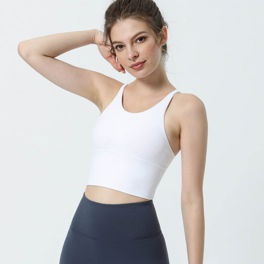 Fitness Bra Yoga Bra Padded Push Up Bra - Mubimart