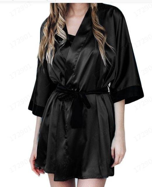 Home fun robe bathrobe seduction plus-size pajama suit - Mubimart