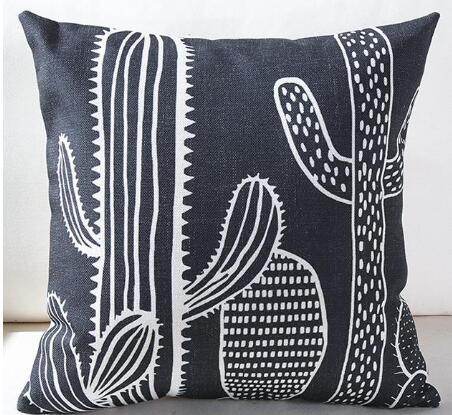 Pillowcase animal cactus geometric pillowcase Nordic - Mubimart