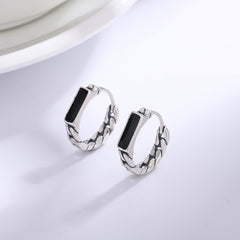 Hip Hop Style Earrings For Men And Women Retro Ear Clip Minimalist Design Earrings