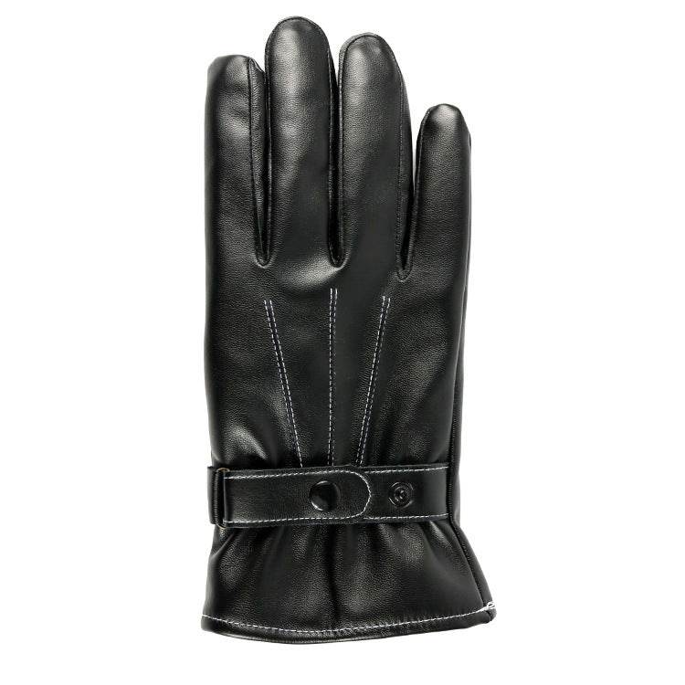Leather touch gloves - Mubimart