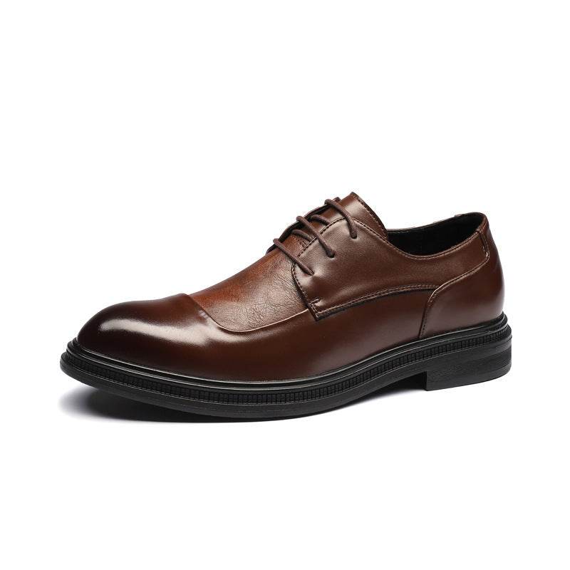 New Men's Shoes Business Dress Shoes Pointed British Shoes - Mubimart