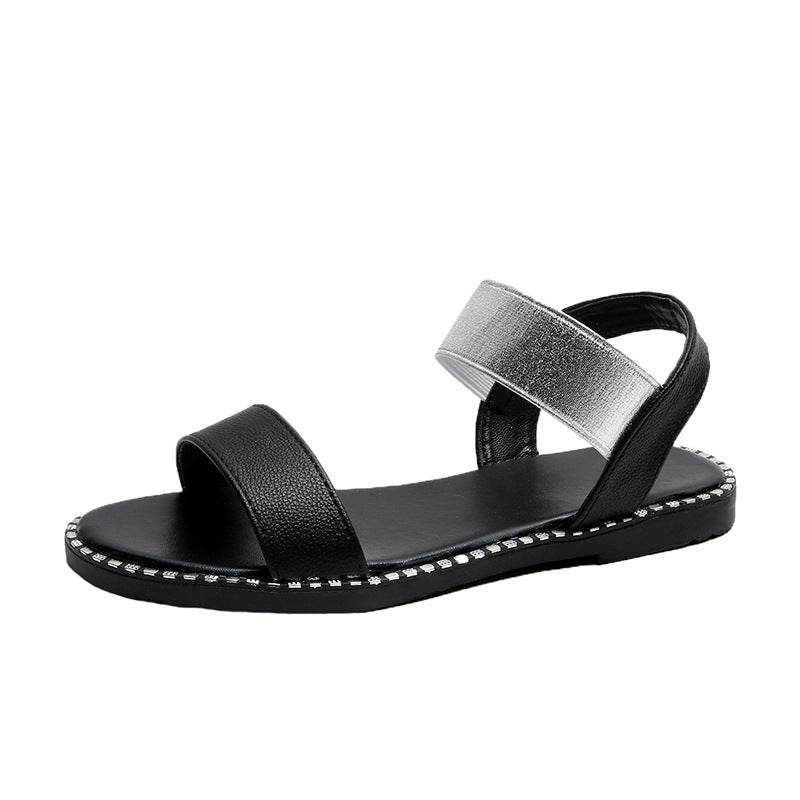 Flat heel sandals women flat non-slip sandals - Mubimart