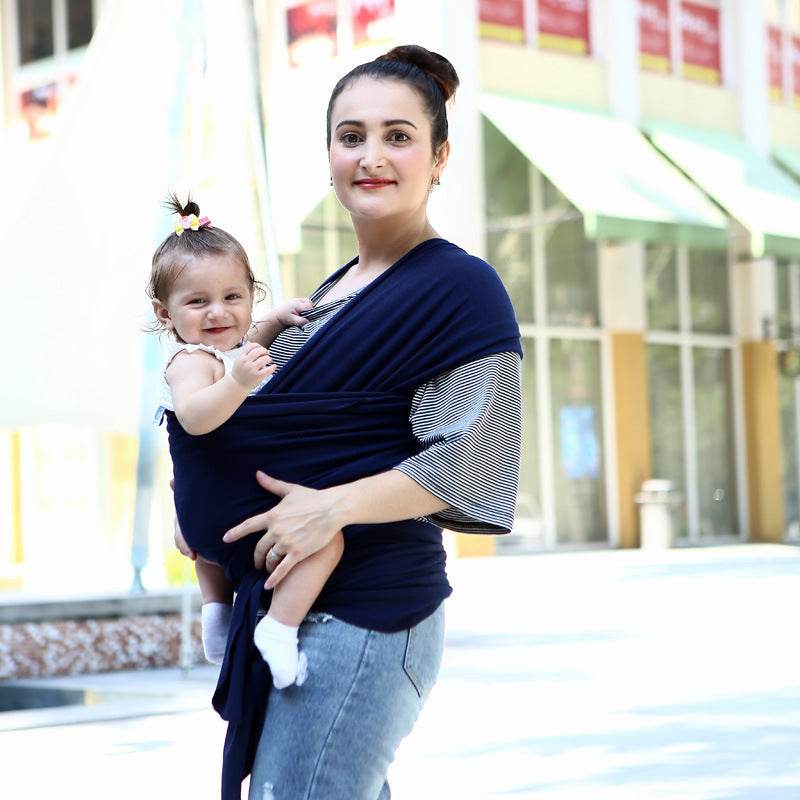 Baby sling solid color baby carrier - Mubimart
