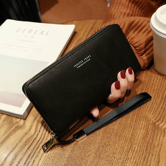Maude - Vegan Womens Faux Leather Clutch - Mubimart