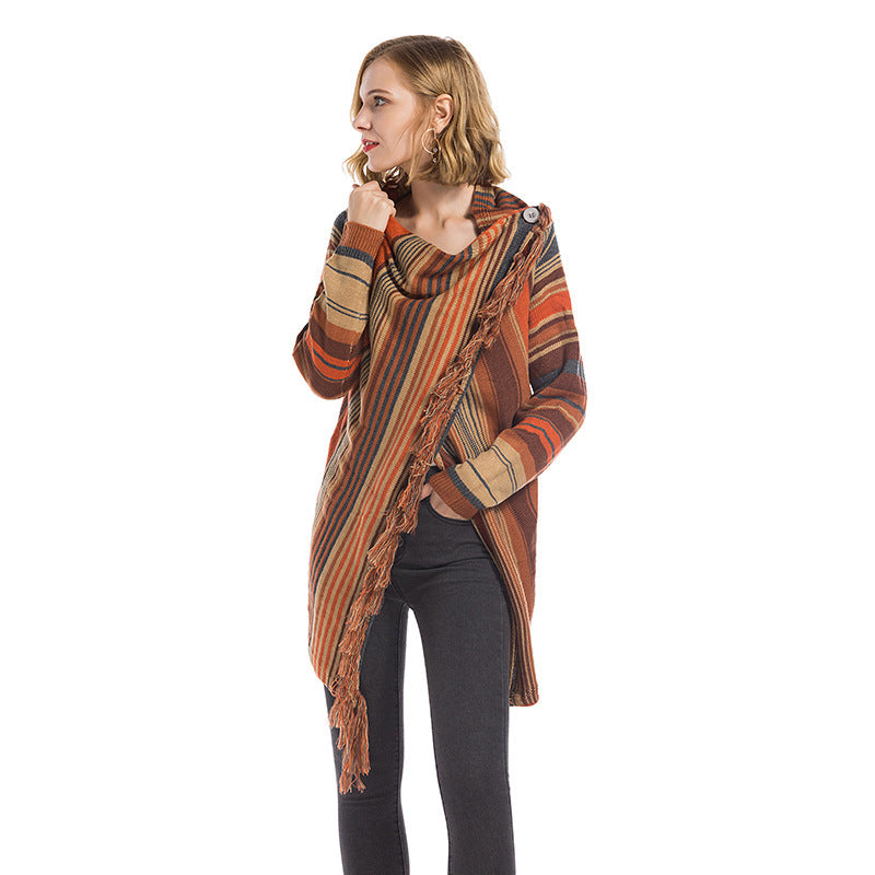 Cardigan Coat Plus Size Sweater - Mubimart -  