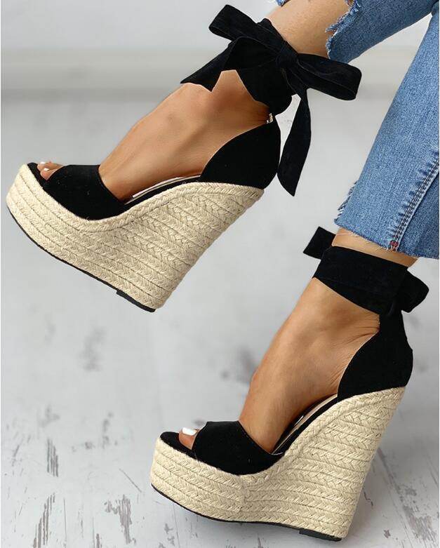 Roman wedge sandals - Mubimart