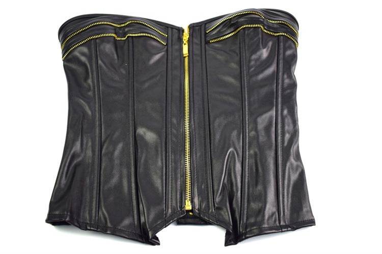 Bottoming Corset Leather Court Corset - Mubimart
