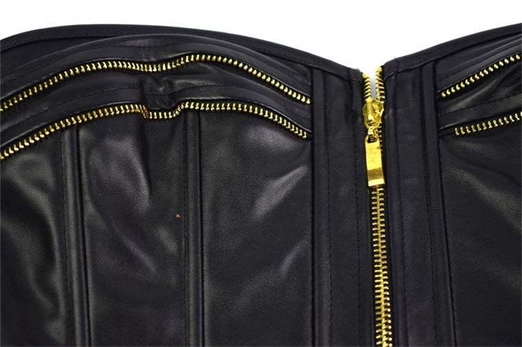 Bottoming Corset Leather Court Corset - Mubimart