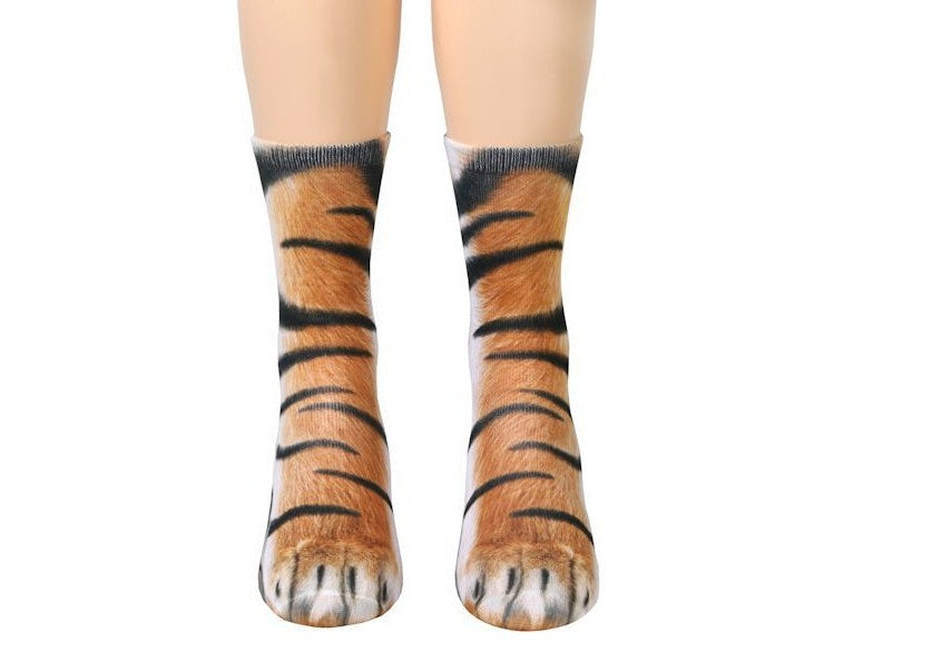 3D Animal Paw Socks Cute Cat Claws Socks Unisex Long Socks - Mubimart -  