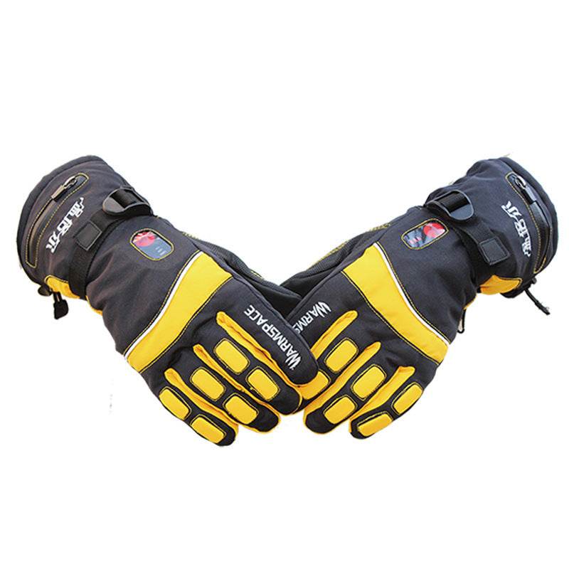 Wimber temperature control electric heating gloves double-sided heating charging heating to keep warm cycling hand warmer men and women winter 800A - Mubimart