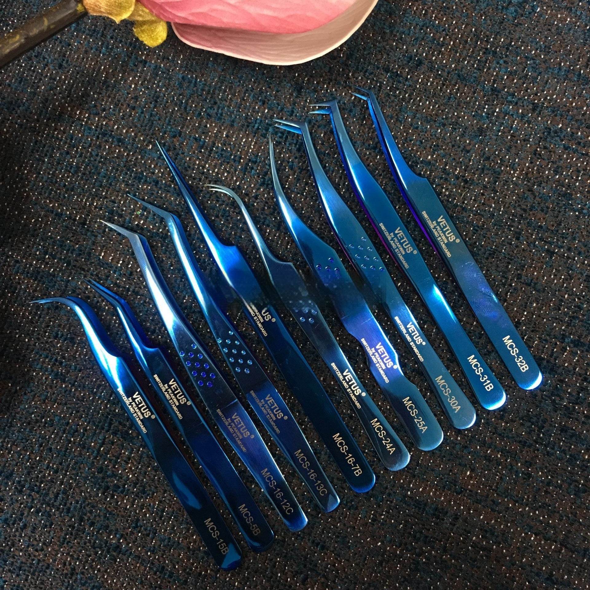 High Precision Eyelash Grafting Tweezers - Mubimart