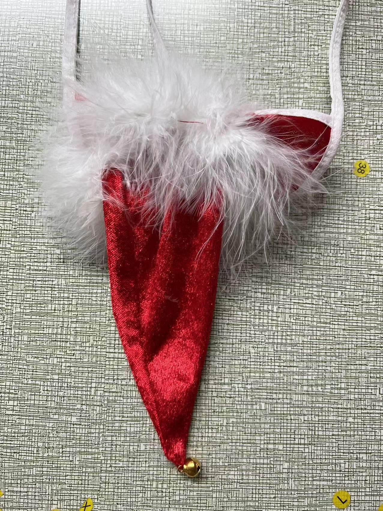 Reindeer Bell Strap Christmas Underwear Men - Mubimart