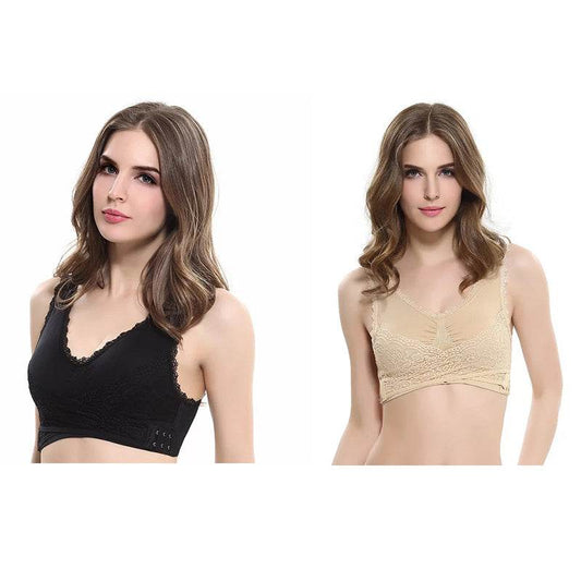 Women's Large Size Lace Bralette Sexy Bra - Mubimart