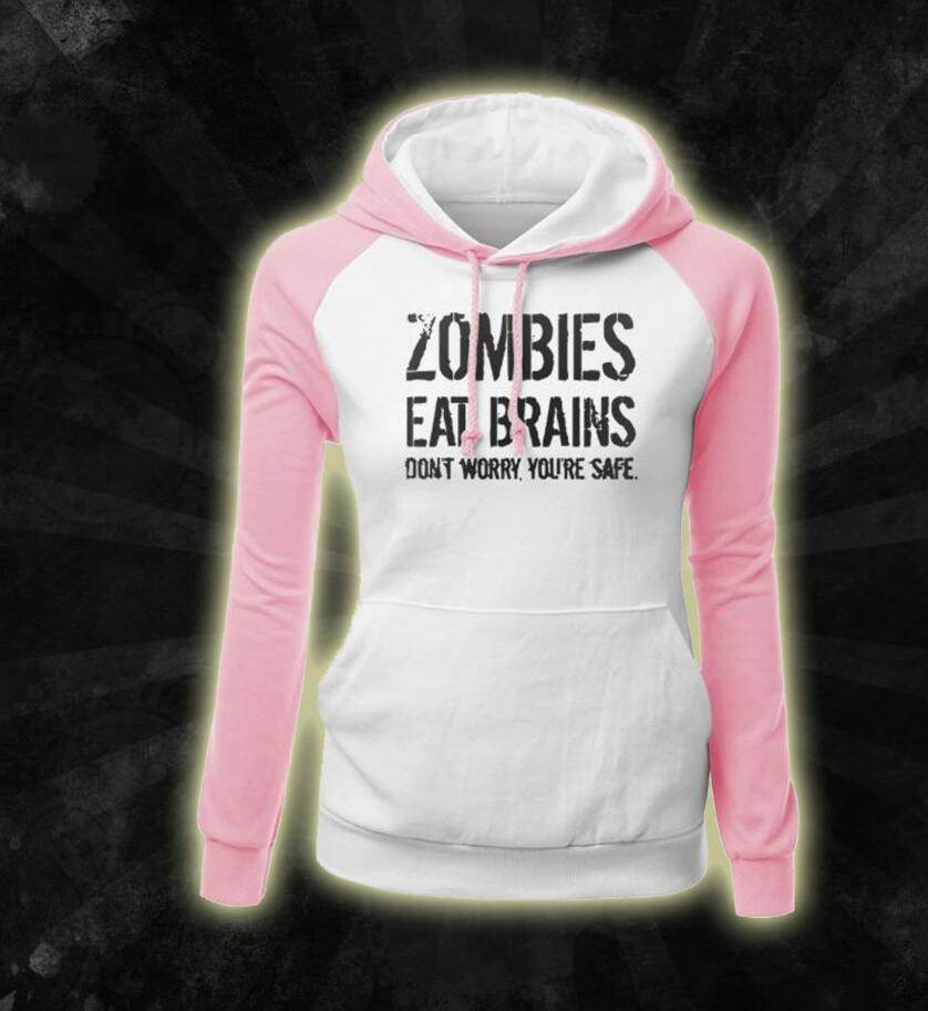 Zombies Eat Brains Hoodies - Mubimart
