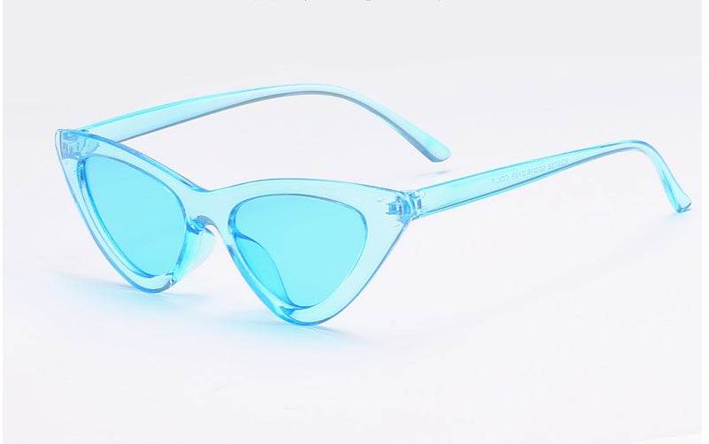 Trendy Triangle Cat Eye Sunglasses European And American Street Couple Style - Mubimart