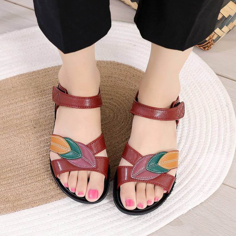 Elderly flat sandals - Mubimart