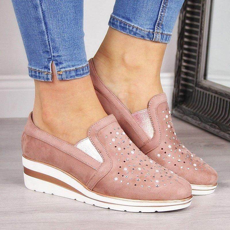 Water diamond upper shoes - Mubimart