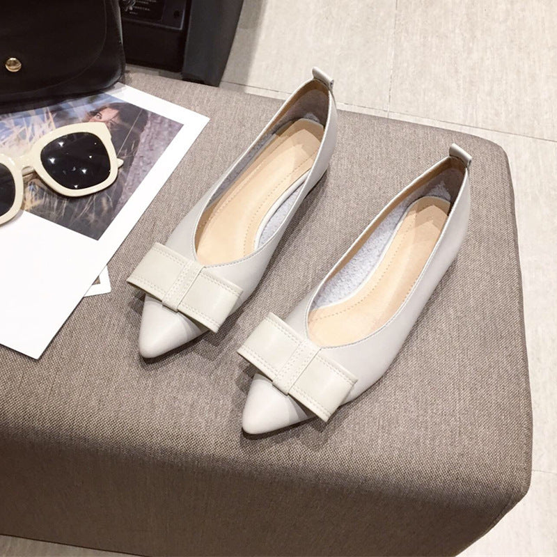 Spring new pointed pointed pumps