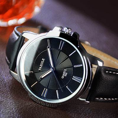 YAZOLE Fashion Quartz Watch Men Watches Top Brand Luxury Male Clock Business Mens Wrist Watch Hodinky Relogio Masculino - Mubimart