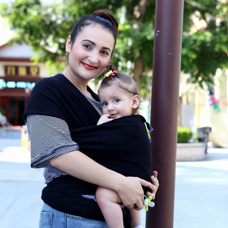 Baby sling solid color baby carrier - Mubimart