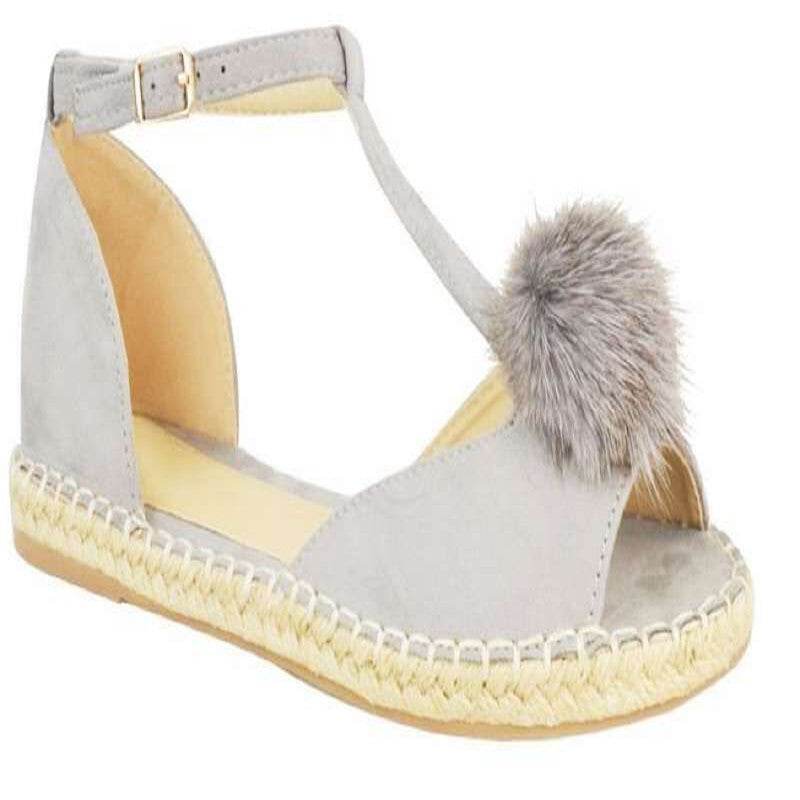 Hairball espadrilles flat sandals - Mubimart
