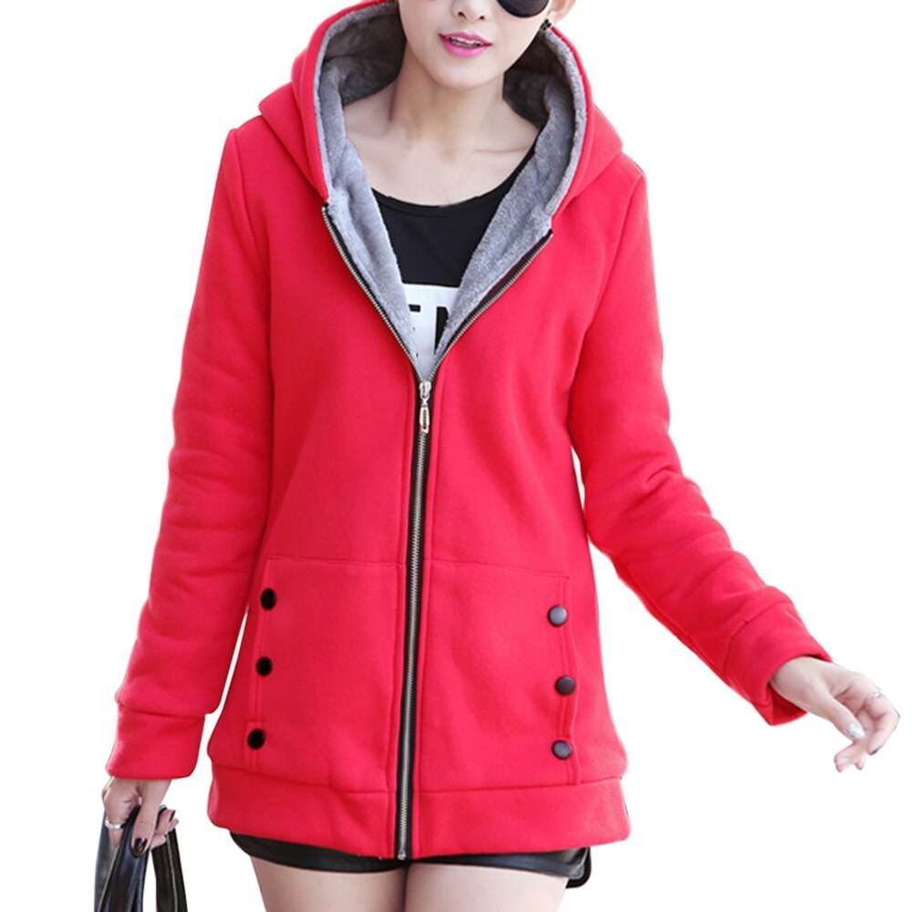 Mid-length plus size sweater coat - Mubimart