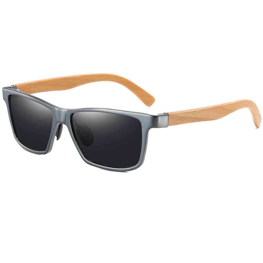 Polarized bamboo sunglasses - Mubimart